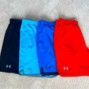 Under Armour Heatgear Shorts - lot of 4 - Large